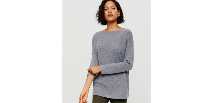 Loft Lou & Grey Cashmere Boatneck Tunic