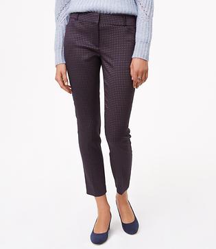 Loft Skinny Petaled Ankle Pants In Julie Fit