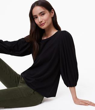 Loft Bubble Sleeve Tee