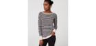 Loft Stripe Textured Sweater Tunic