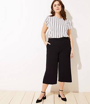 Loft Plus Fluid Wide Leg Pants
