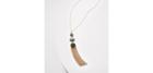 Loft Stacked Stone Tassel Necklace