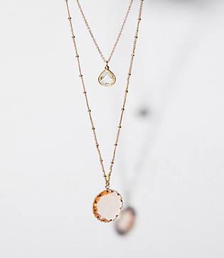 Loft Stone Pendant Station Necklace