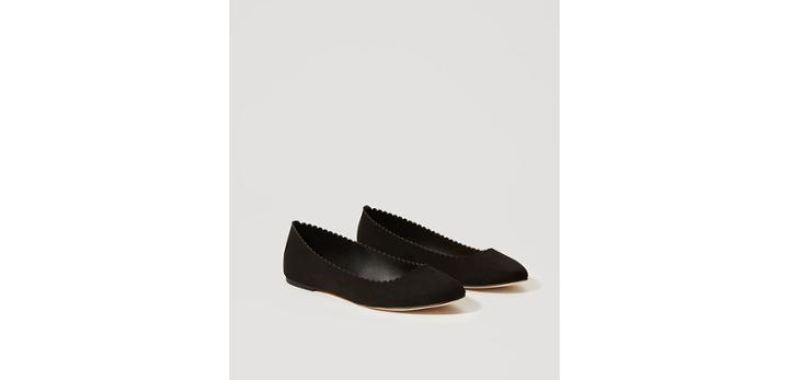 Loft Scalloped Ballet Flats