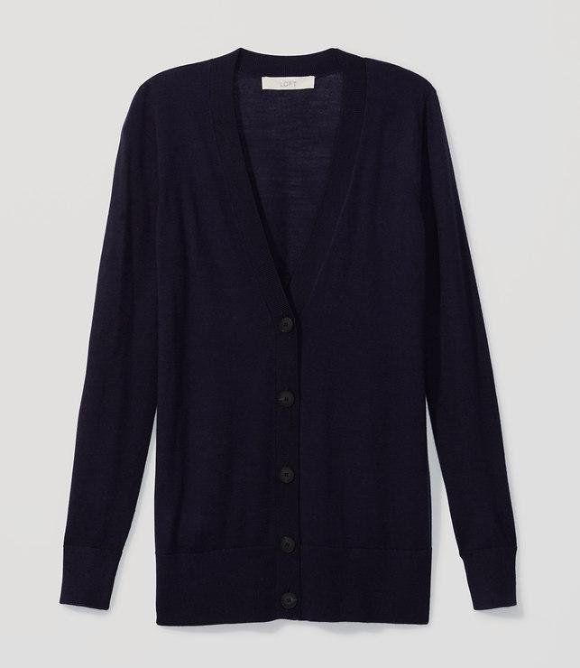Loft Long V-neck Cardigan