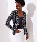 Loft Floral Signature V-neck Cardigan