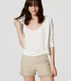 Loft Flounce Back Cardigan