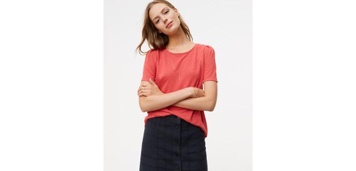 Loft Puff Sleeve Tee