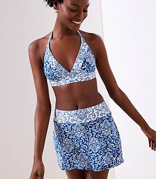 Loft Beach Paisley Wrap Swim Skirt