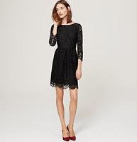 Loft Scallop Lace Dress