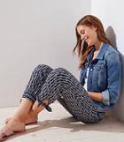 Loft Slim Leafed Tie Cuff Pants