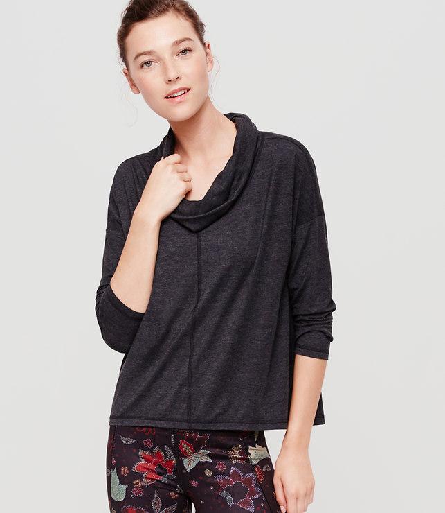 Loft Lou & Grey Jerseyknit Cowl Top