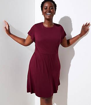 Loft Plus Flare Sleeve Dress