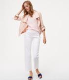 Loft Zip Wide Leg Crop Jeans
