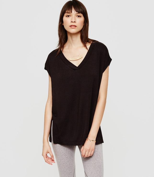 Loft Lou & Grey Signaturesoft Tunic Tee