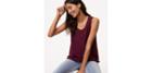 Loft Vintage Soft Twist Trim Tank