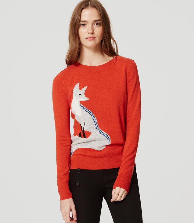 Loft Fox Sweater