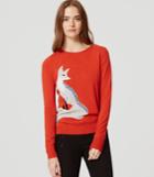 Loft Fox Sweater