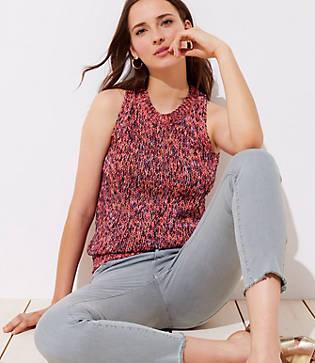 Loft Sleeveless Marled Sweater