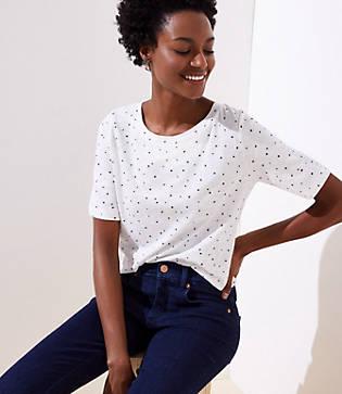 Loft Stardust Vintage Soft Shirttail Tee