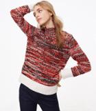 Loft Spacedye Turtleneck Sweater