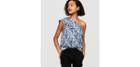 Loft Lou & Grey Wanderlust Brushed Linen One Shoulder Top