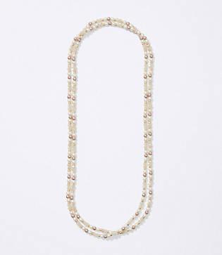 Loft Pearlized Extra Long Necklace