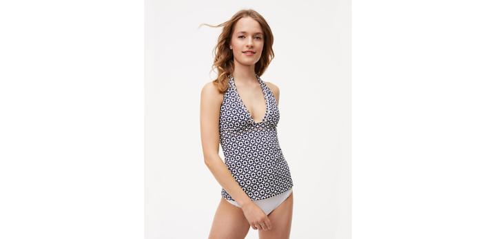 Loft Beach Lacy Mosaic Tankini Top