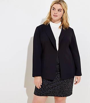 Loft Plus Tie Waist Blazer