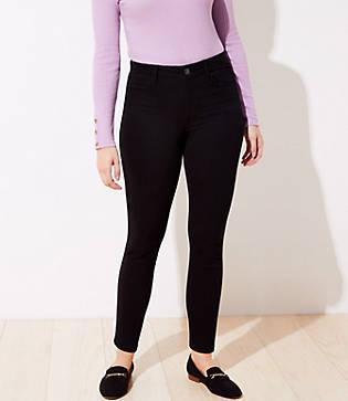 Loft High Waist 5 Pocket Sateen Leggings In Curvy Fit