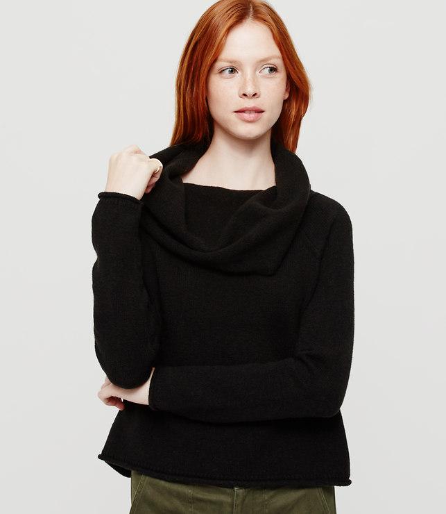 Loft Lou & Grey Foldover Sweater