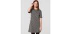 Loft Chantilly Dot Shift Dress