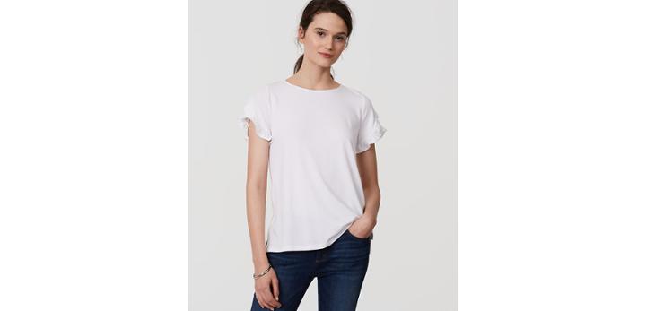 Loft Tulip Sleeve Tee