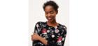 Loft Botanical 3/4 Sleeve Signature Cotton Cardigan