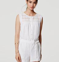 Loft Lace Yoke Romper