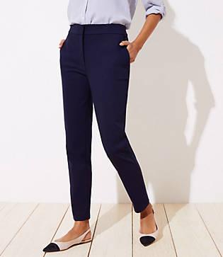 Loft High Waist Skinny Ankle Pants In Curvy Fit