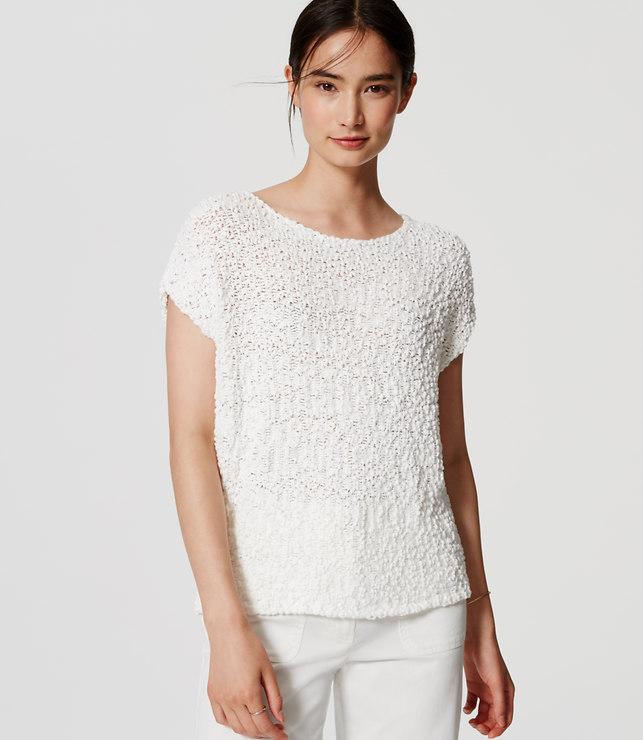 Loft Bubble Stitch Sweater