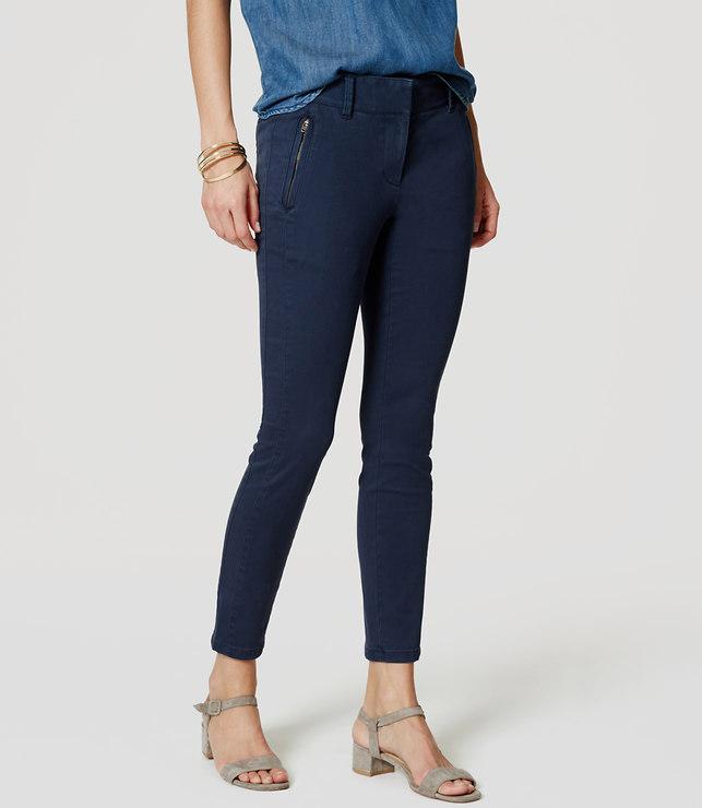 Loft Sanded Sateen Chinos In Marisa Fit