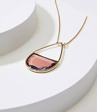 Loft Teardrop Stone Pendant