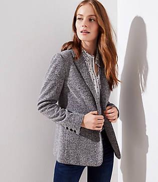 Loft Brushed Knit Blazer