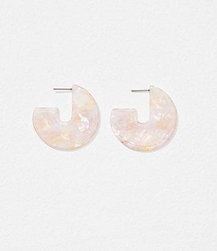 Loft Tortoiseshell Print Earrings