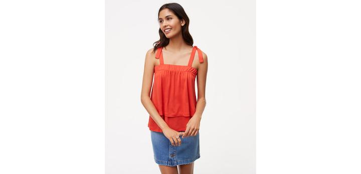 Loft Layered Tie Cami