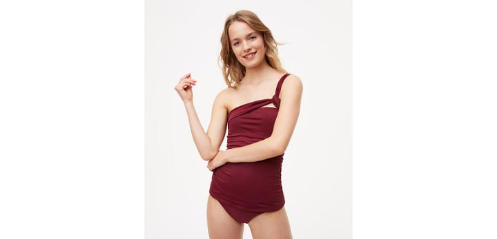 Loft Beach One Shoulder Tankini Top