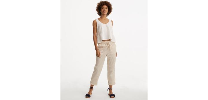 Loft Lou & Grey Wide Leg Poplin Pants