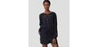 Loft Beach Lacy Long Sleeve Romper