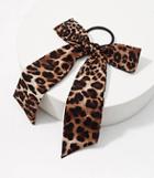 Loft Leopard Bow Hair Tie