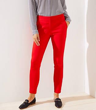 Loft Skinny Split Waist Pants In Julie Fit