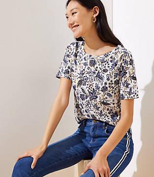 Loft Garden Vintage Soft Shirttail Tee