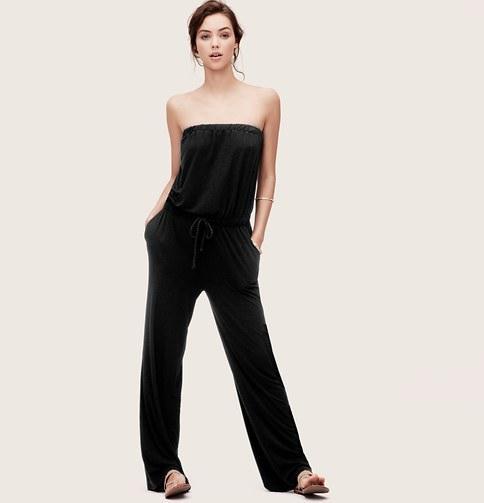 Loft Loft Beach Strapless Jumpsuit