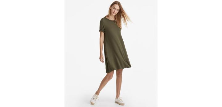 Loft Lou & Grey Seamed Signaturesoft Tee Dress